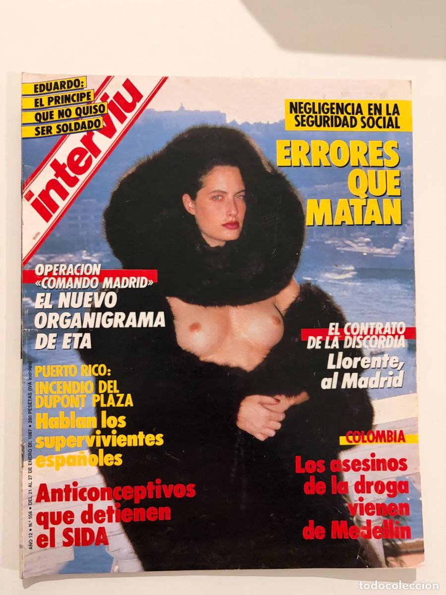 Coleccionismo de revista Intervi&uacute;: INTERVI&Uacute;. A&Ntilde;O 12. N&ordm; 558. ENERO DE 1987. EL NUEVO ORGANIGRAMA DE ETA. ANTICONCEPTIVOS QUE DET.. LEER