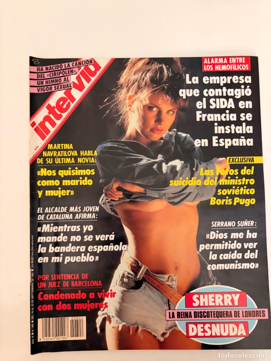 Coleccionismo de revista Intervi&uacute;: INTERVI&Uacute;. A&Ntilde;O 16. N&ordm; 802. SEPTIEMBRE DE 1991. CHERRY. SANTANDER: PEDRO JOS&Eacute; ABAD MAT&Oacute; A SU AB.. LEER