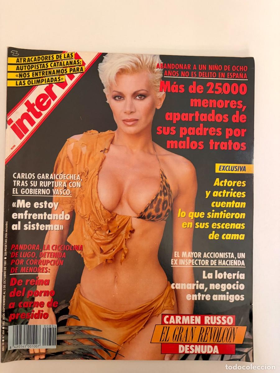Coleccionismo de revista Intervi&uacute;: INTERVI&Uacute;. A&Ntilde;O 16. N&ordm; 804. SEP-OCT 1991. CARMEN RUSSO.LA LOTER&Iacute;A CANARIA,UN NEGOCIO ENTRE AMIGOS.LEER