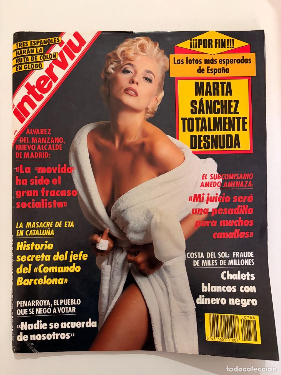 Coleccionismo de revista Intervi&uacute;: INTERVI&Uacute;. A&Ntilde;O 16. N&ordm; 788. JUNIO DE 1991. MARTA S&Aacute;NCHEZ. EL C&Oacute;MIC ESPA&Ntilde;OL M&Aacute;S CONOCIDO DEL MUN.. LEER