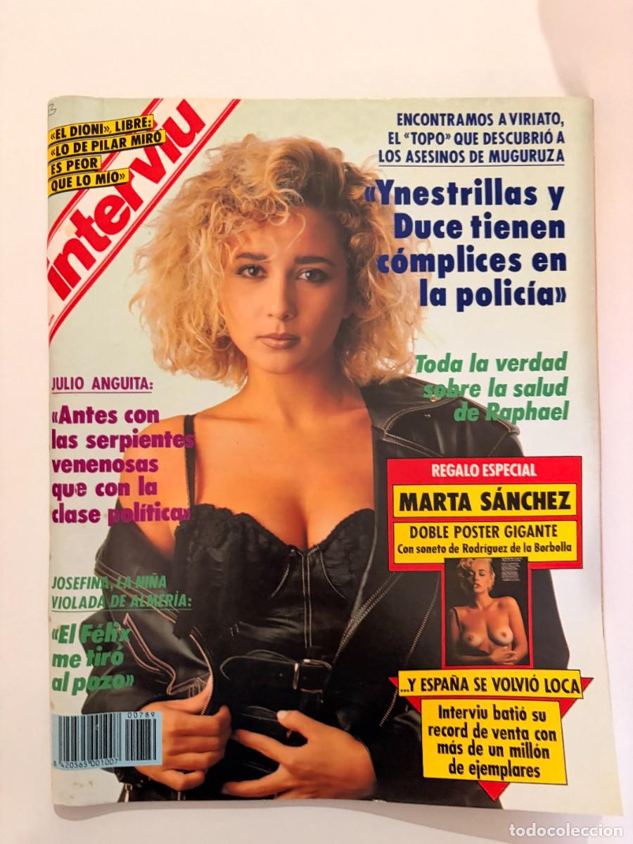 Coleccionismo de revista Intervi&uacute;: INTERVI&Uacute;. A&Ntilde;O 16. N&ordm; 789. JUNIO DE 1991. MARTA S&Aacute;NCHEZ. TODA LA VERDAD SOBRE LA SALUD DE RAPH.. LEER