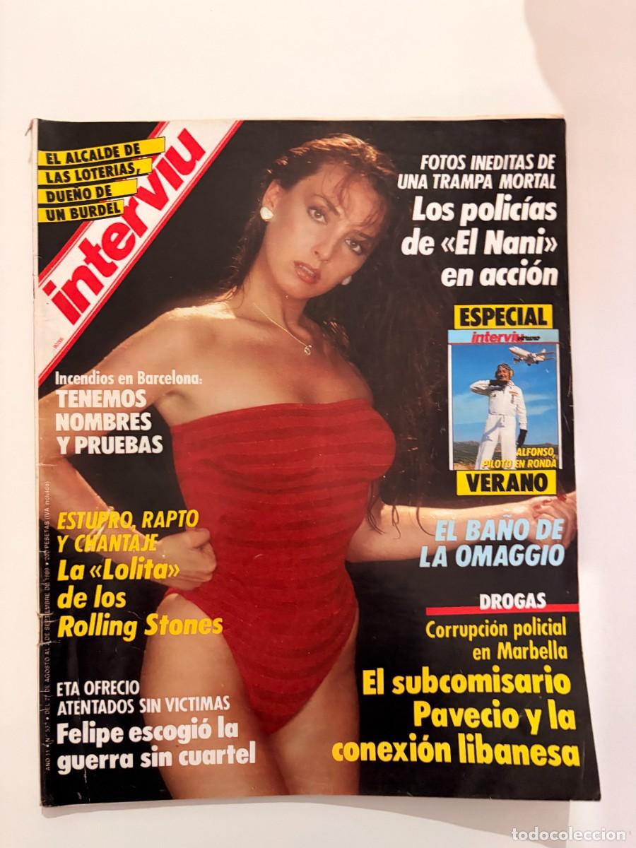 Coleccionismo de revista Intervi&uacute;: INTERVI&Uacute;. A&Ntilde;O 11. N&ordm; 537. AGO-SEPT 1986. MAR&Iacute;A ROSARIA OMAGGIO. INCENDIOS EN BARCELONA. LEER