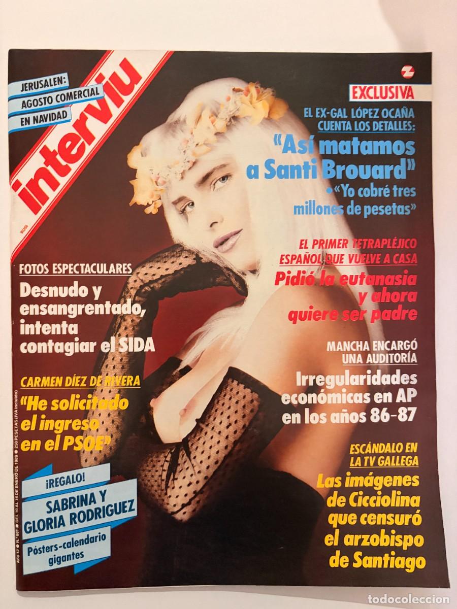 Coleccionismo de revista Intervi&uacute;: INTERVI&Uacute;. A&Ntilde;O 12. N&ordm; 661. ENERO DE 1989. CICCIOLINA. DESNUDO Y ENSANGRENTADO INTENTA CONTAGIA.. LEER