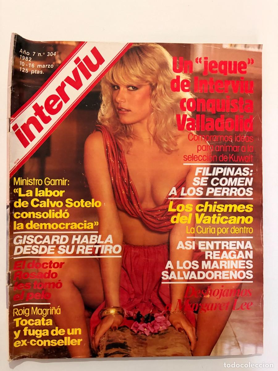 Coleccionismo de revista Intervi&uacute;: INTERVI&Uacute;. A&Ntilde;O 7. N&ordm; 304. MARZO DE 1982. LESLIE. FILIPINAS: PAELLA DE PERROS. AS&Iacute; PREPARA REAG.. LEER