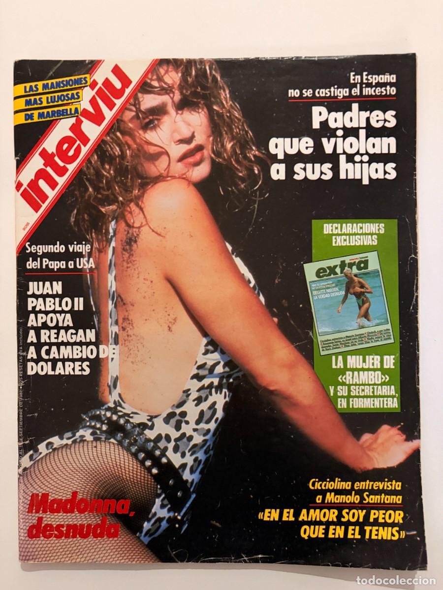 Coleccionismo de revista Intervi&uacute;: INTERVI&Uacute;. A&Ntilde;O 12. N&ordm; 589. AGO-SEPT DE 1987. MADONNA. JUAN PABLO II VIAJA A USA. EL JEFE DE SE.. LEER