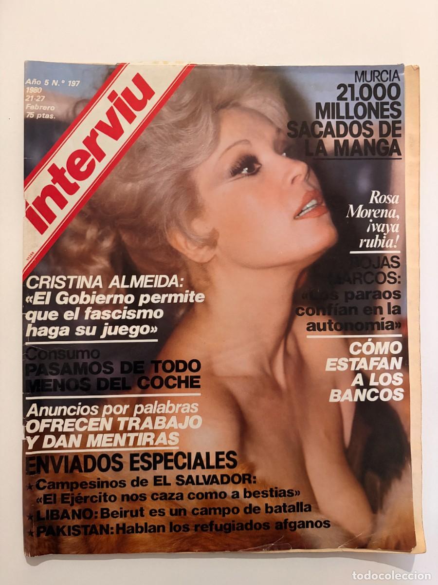 Coleccionismo de revista Intervi&uacute;: INTERVI&Uacute;. A&Ntilde;O 5. N&ordm; 197. FEBRERO DE 1980. ROSA MORENA. ANDALUC&Iacute;A: NI DINERO NI METRALLETAS. R.. LEER