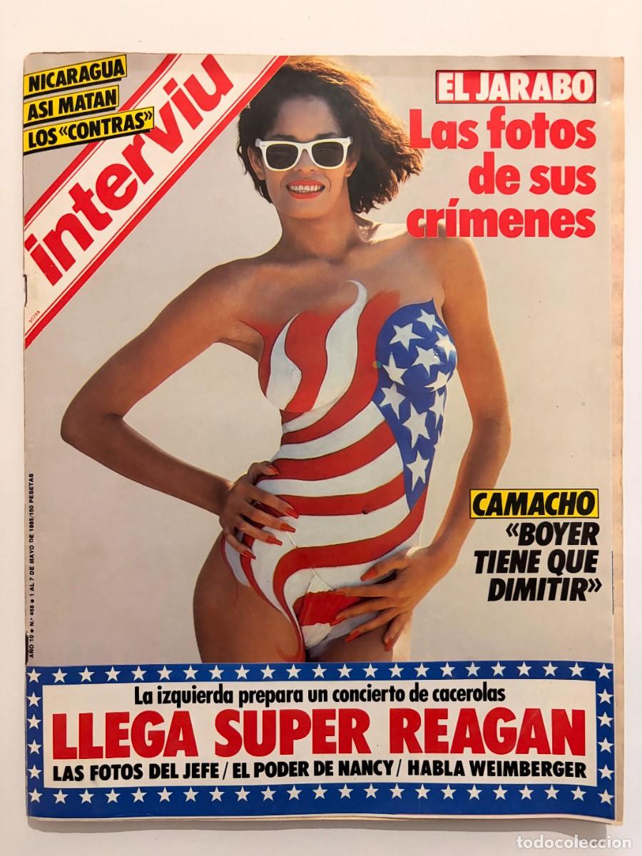 Coleccionismo de revista Intervi&uacute;: INTERVI&Uacute;. A&Ntilde;O 10. N&ordm; 468. MAYO DE 1985. EL JARABO : LAS FOTOS DE SUS CRIMENES. AS&Iacute; MATAN LOS .. LEER