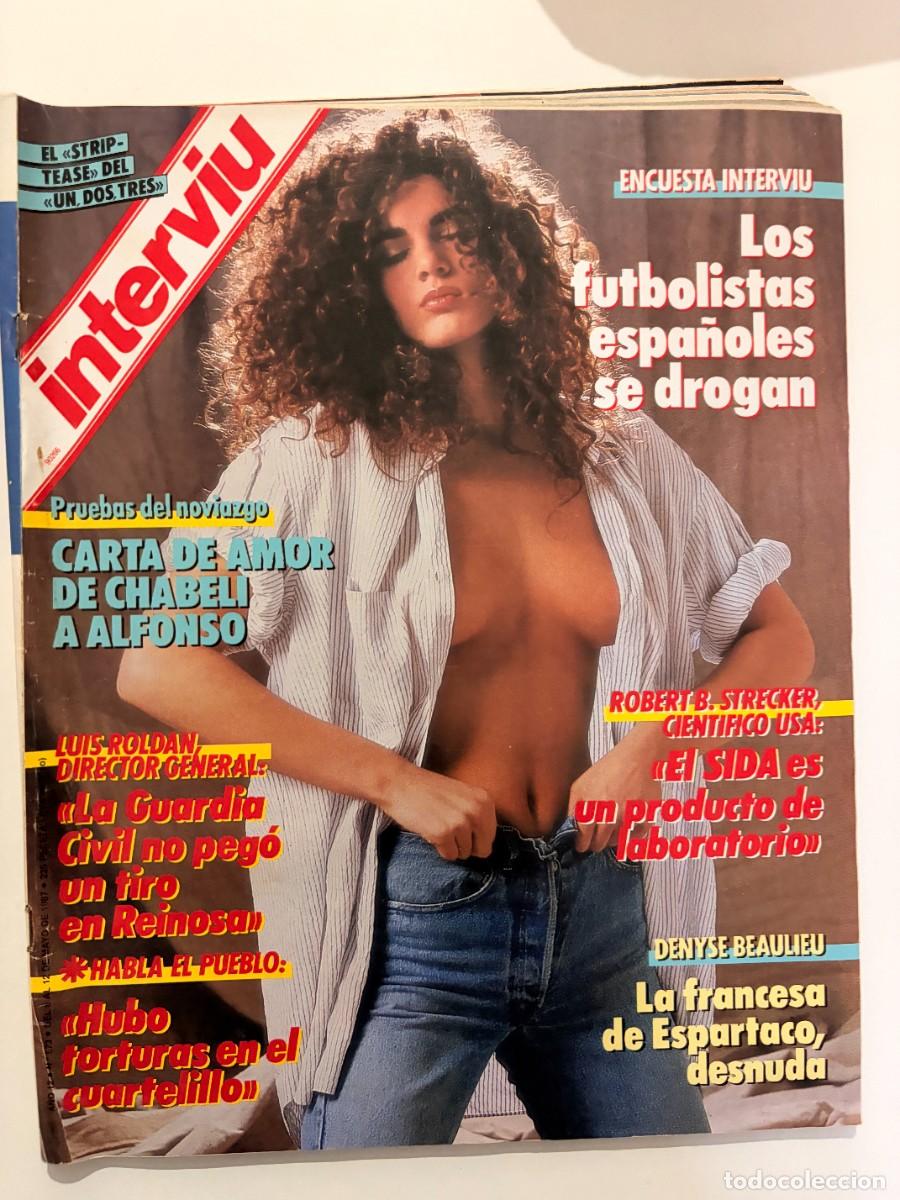 Coleccionismo de revista Intervi&uacute;: INTERVI&Uacute;. A&Ntilde;O 12. N&ordm; 573. MAYO DE 1987. BETTY ROMANI. CARTA DE AMOR DE CHABELI A ALFONSO. HAB.. LEER