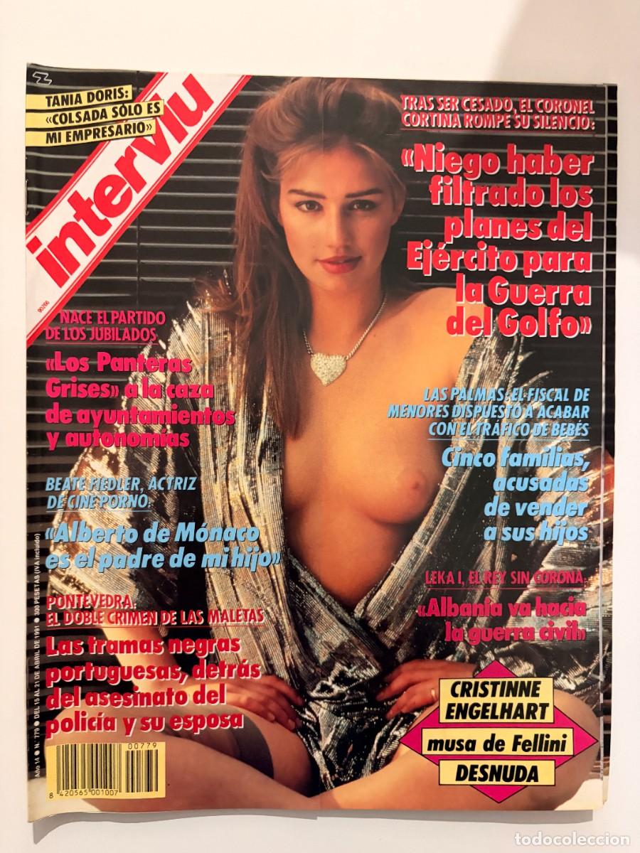 Coleccionismo de revista Intervi&uacute;: INTERVI&Uacute;. A&Ntilde;O 14. N&ordm; 779. ABRIL DE 1991. CRISTINNE ENGELHART. PONTEVEDRA: EL DOBLE CRIMEN DE .. LEER