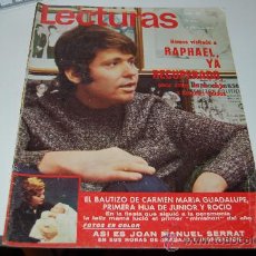 Coleccionismo de Revistas: RAPHAEL, JOAN MANUEL SERRAT, ROCÍO DÚRCAL Y JUNIOR. Lote 20313764