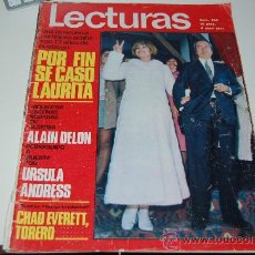 Coleccionismo de Revistas: BODA DE LAURA VALENZUELA, URSULA ANDREWS, CHAD EVERETT, JOAN MANUEL SERRAT, PATTY SHEPARD. Lote 26786201