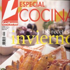 Coleccionismo de Revistas: ESPECIAL COCINA. 198 RECETAS DE INVIERNO. LECTURAS. 210 PÁGINAS.. Lote 32139934