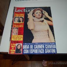 Coleccionismo de Revistas: BODA DE CARMEN ( TITA ) CERVERA Y ESPARTACO SANTONI. 1975. Lote 27414878