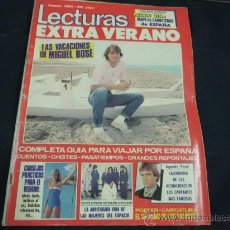 Coleccionismo de Revistas: REVISTA LECTURAS EXTRAORDINARIO VERANO AÑO 1980 PORTADA MIGUEL BOSE