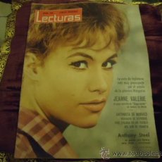 Coleccionismo de Revistas: REVISTA LECTURAS AÑO 1961 JEANNE VALERIE, ANTONIETA DE MONACO, ANTHONY STEEL, , JEANNE VALERIA