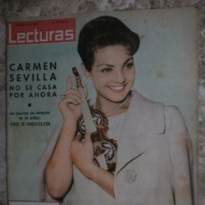 Coleccionismo de Revistas: LECTURAS Nº467. 1960.CARMEN SEVILLA,FARAH DIBA,B.BARDOT,D.DORS,A.GARDNER,GRACE,SORAYA,F.COPPI.. Lote 36027541