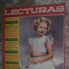 Coleccionismo de Revistas: LECTURAS Nº439. 1958.PRINCESA ANA,G.TIERNEY,L.FLORES,E.BARTOK,SORAYA,F.SINATRA,M.MONROE,RAINERO.. Lote 36028226