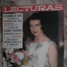 Coleccionismo de Revistas: LECTURAS Nº453. 1959.ALEJANDRA DE KENT,A.HEPBURN,SORAYA-ORSINI,A.EKBERG,W.DISNEY,A.GARDNER,L.TAYLOR.. Lote 36028410