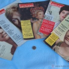 Coleccionismo de Revistas: REVISTA LECTURAS AÑO 1963-64. LOTE DE 5 REVISTAS. Lote 42146168