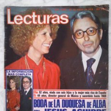 Coleccionismo de Revistas: LECTURAS - 1978 DUQUESA DE ALBA, CLAUDE FRANÇOIS, MARISOL, JOSE VELEZ, KENNY BAKER, SANDRO GIACOBBE