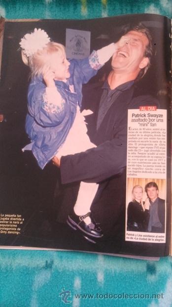 Coleccionismo de revistas: RECORTES patrick swayze - Foto 1