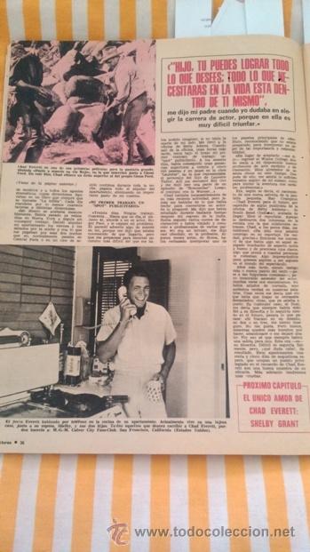 Coleccionismo de revistas: RECORTES chad everett - Foto 1