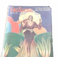 Coleccionismo de Revistas: REVISTA LECTURAS. NUM. 129 FEBRERO DE 1932. SUMARIO