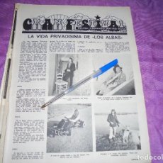 Coleccionismo de Revistas: RECORTE PRENSA : LA VIDA PRIVADISIMA DE LOS ALBAS. LECTURAS, ABRIL 1974