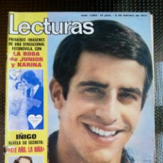 Coleccionismo de Revistas: LECTURAS Nº 1085 - FEBRERO DE 1973 ( CONTIENE EL P0STER DE ROCK HUDSON ). Lote 129322567