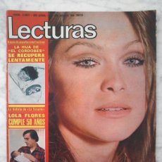 Coleccionismo de Revistas: LECTURAS - 1975 - MARISOL, RAPHAEL, GABY ARAGÓN, LOLA FLORES, MARI TRINI, DYANGO, AMPARO MUÑOZ
