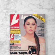 Coleccionismo de Revistas: LECTURAS - 1989 - ISABEL PANTOJA, ROCÍO JURADO, GRECAS, CAMILO SESTO, NADIA COMANECI, MARTA CHÁVARRI