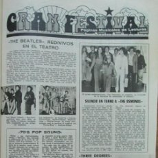 Coleccionismo de Revistas: RECORTE LECTURAS 1974 LOS BEATLES, THE OSMONDS, THREE DEGRES