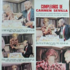 Coleccionismo de Revistas: RECORTE LECTURAS Nº 1176 1974 CARMEN SEVILLA, ADOLFO MARSILLACH