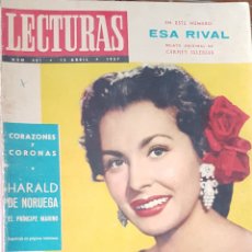 Coleccionismo de Revistas: PAQUITA RICO REVISTA LECTURAS AÑO 1957. Lote 157942906