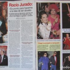 Coleccionismo de Revistas: RECORTE REVISTA LECTURAS Nº 2298 1996 ROCIO JURADO