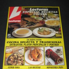 Coleccionismo de Revistas: LECTURAS ESPECIAL RECETAS DE COCINA NÚM. 2 - 1990 - 242 PÁG.. Lote 171431544