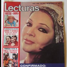 Coleccionismo de Revistas: LECTURAS 1188 SARA MONTIEL PILAR VELAZQUEZ PIPPI CALZASLARGAS LAS GRECAS DON CICUTA RAPHAEL. Lote 178843423