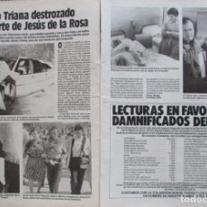Coleccionismo de Revistas: RECORTE REVISTA LECTURAS 1645 1983 JESUS DE LA ROSA, TRIANA