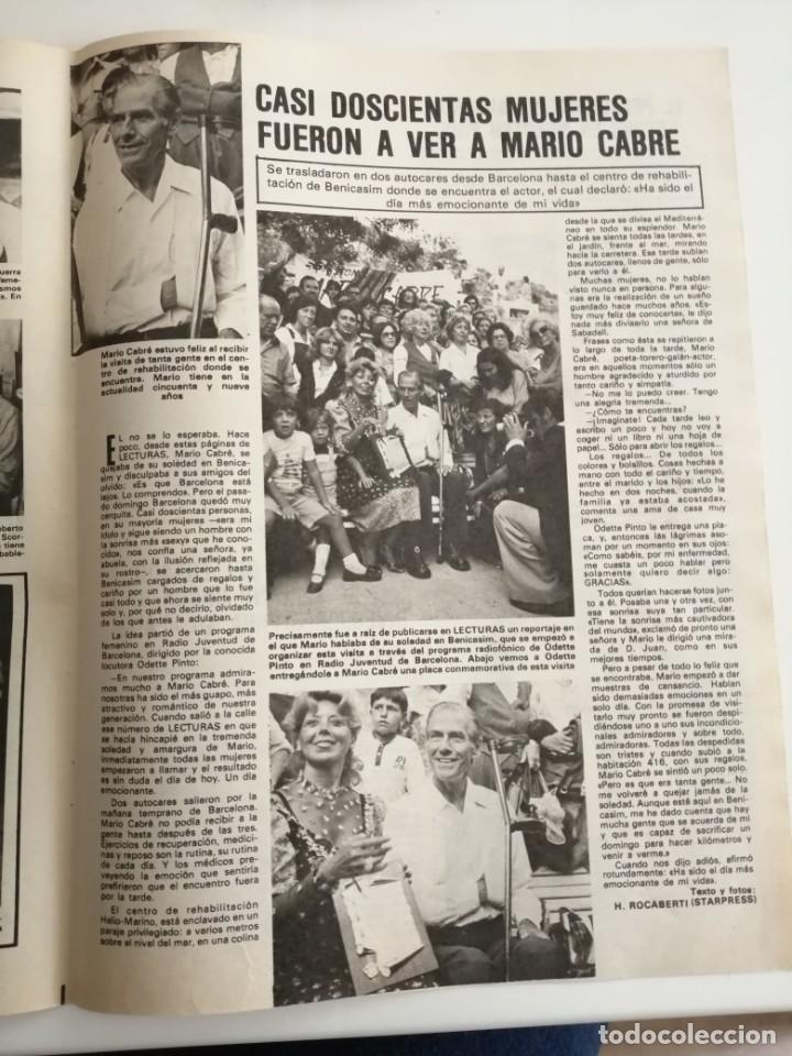 Coleccionismo de revistas: MARIO CABRE REPORTAJE - Foto 1