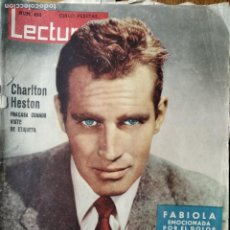 Coleccionismo de Revistas: LECTURAS Nº 493 DE 1961- CHARLTON HESTON- CARMEN SEVILLA AUGUSTO ALGUERO- LUIS MARIANO- PSICOSIS.... Lote 198817878