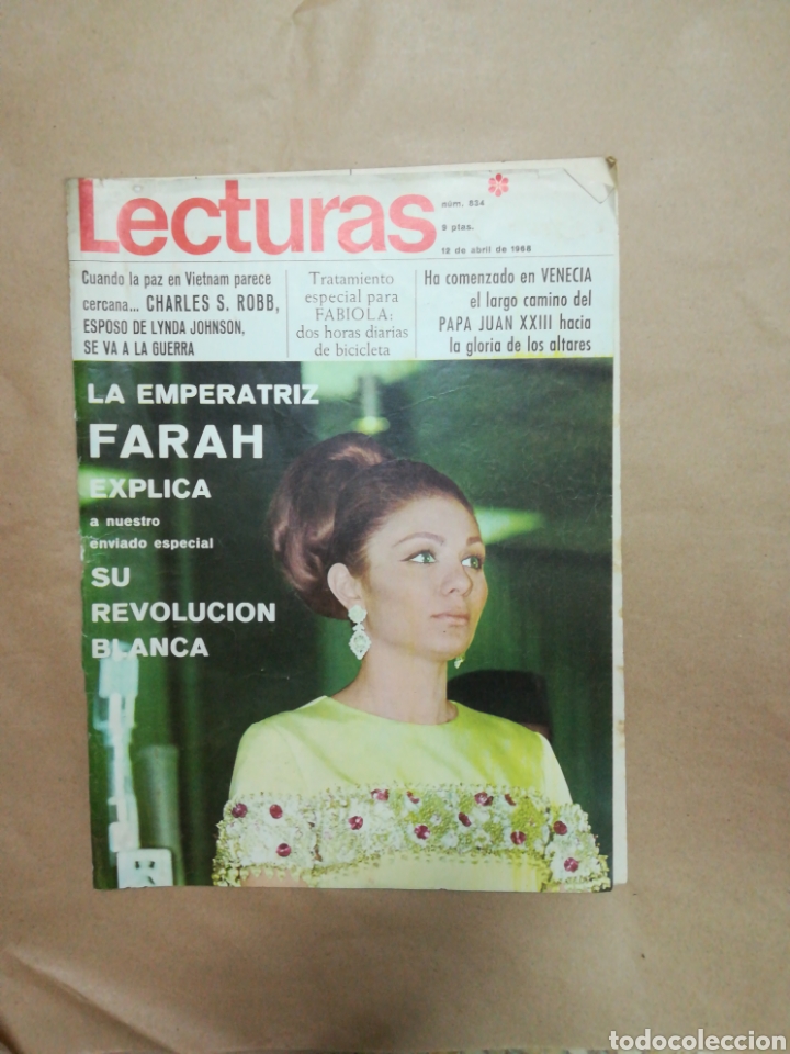 Coleccionismo de revistas: Lecturas 834 farah - Foto 1