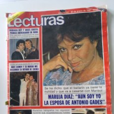 Coleccionismo de Revistas: LECTURAS 1502 30 ENERO 1981.MARUJA DÍAZ, BARBARA REY, JEAN MARI ROSSI. Lote 220566641
