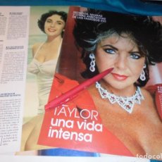 Coleccionismo de Revistas: RECORTE : LIZ TAYLOR : SECRETOS Y MANIAS DE LOS FAMOSOS. LECTURAS, ABRIL 1992 (#)