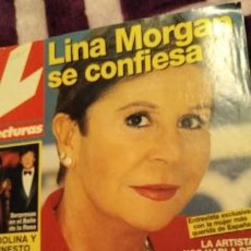 Coleccionismo de Revistas: REVISTA LECTURAS 1998 LINA MORGAN, MECANO, SERIE EL SÚPER HISTORIAS DE TODOS LOS DÍAS. Lote 246006645
