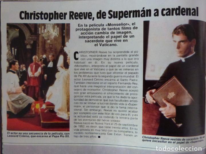 Coleccionismo de revistas: RECORTE CLIPPING DE CHRISTOPHER REEVE SUPERMAN REVISTA LECTURAS Nº 1595 PAG. 68 L31