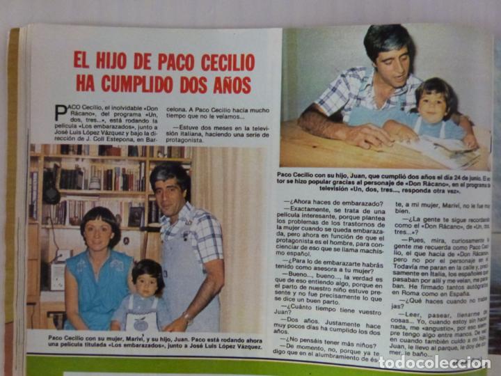 Coleccionismo de revistas: RECORTE CLIPPING DE PACO CECILIO Y SU HIJO REVISTA LECTURAS Nº 1472 PAG. 44 L31