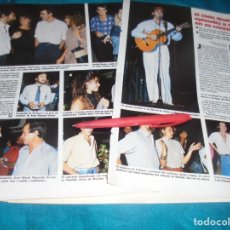 Collectionnisme de Magazines: RECORTE : TODO MADRID APLAUDIO A SERRAT : JOAQUIN SABINA, AUTE. LECTURAS, STMBRE 1987(#). Lote 250307130