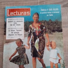 Coleccionismo de Revistas: LECTURAS. 698. AÑO 1965.BALDUINO Y FABIOLA.PAOLA ETC..... Lote 260791785