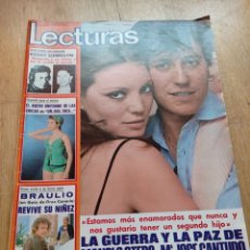 Coleccionismo de Revistas: LECTURAS 1976 CONCURSO UN DOS TRES MARÍA JOSÉ CANTUDO BRAULIO ROMINA POWER