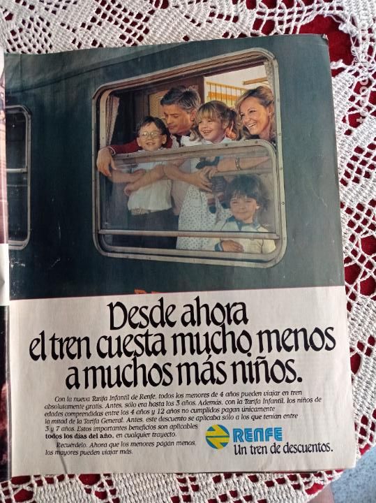 Coleccionismo de revistas: anuncio renfe - Foto 1